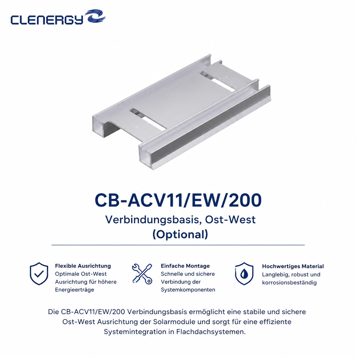 Clenergy Connection Base L200, East-west