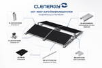 Clenergy Ascent 1.1 PV-ezRack Flachdach Unterkonstruktion