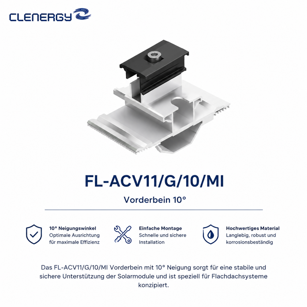 Clenergy Front Leg 10°