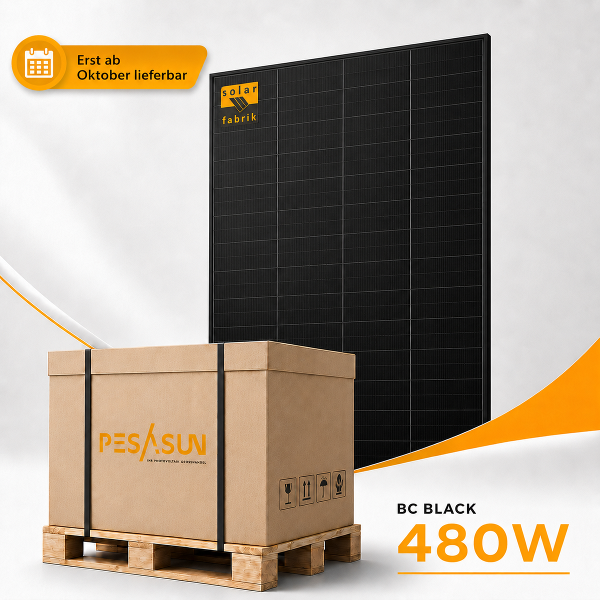 Solar Fabrik Mono S4 Halfcut | BC Black 480W