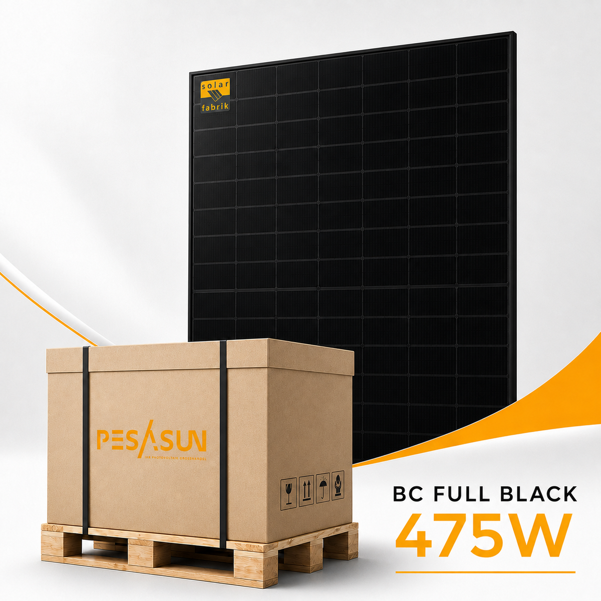 Solar Fabrik Mono S4 Halfcut | BC Full Black 475W