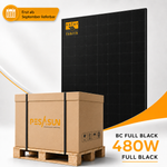 Solar Fabrik Mono S4 Halfcut | BC Serie Full Black 480W