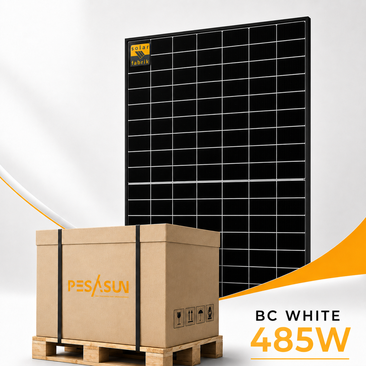 Solar Fabrik Mono S4 Halfcut | BC White 485W