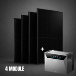 Balkonkraftwerk 2000 Watt mit Speicher Anker SOLIX 4 Pro - Set - 4x 500W Module