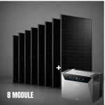 Balkonkraftwerk 4000 Watt mit Speicher Anker SOLIX 4 Pro - Set - 8x 500W Module
