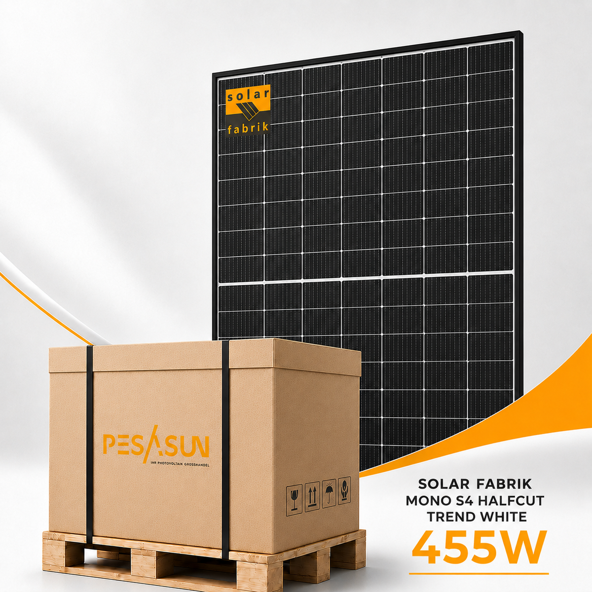 Solar Fabrik Mono S4 Halfcut | Trend White 455W - 48